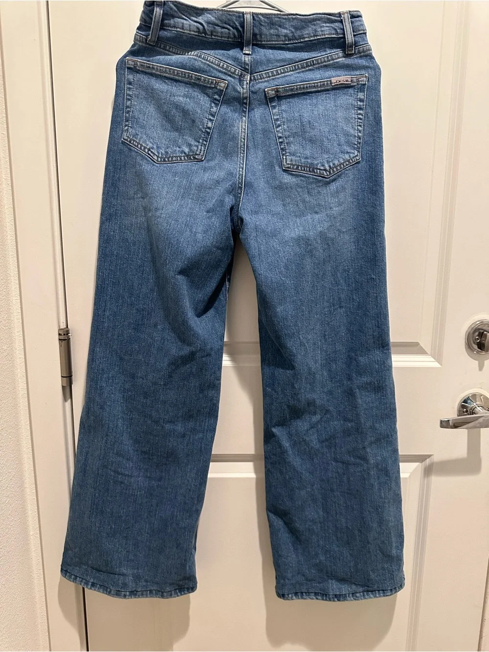 Joe's Jeans Medium Blue Wide-Leg Denim